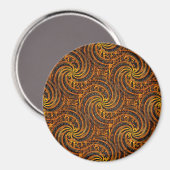 Ägyptischer Swirl...... Magnet (Vorderseite/Rückseite)