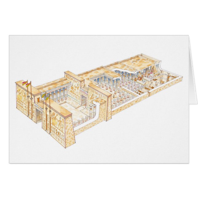 Ägyptischer Tempel (Vorderseite (Horizontal))