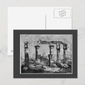 Ägyptischer Tempel Postcard Postkarte (Vorne/Hinten)