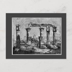 Ägyptischer Tempel Postcard Postkarte