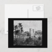 Ägyptischer Tempel Postcard Postkarte (Vorne/Hinten)
