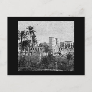 Ägyptischer Tempel Postcard Postkarte
