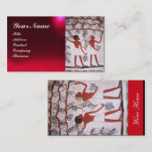 ÄGYPTISCHER WEINKREIS HARVEST Weiße Perle Visitenkarte (Vorne/Hinten)