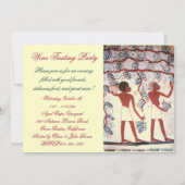 ÄGYPTISCHER WEINWEIN - PARTY EINLADUNG (Rückseite)