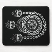 Ägyptisches Abaya-Muster Mousepad (Vorne)
