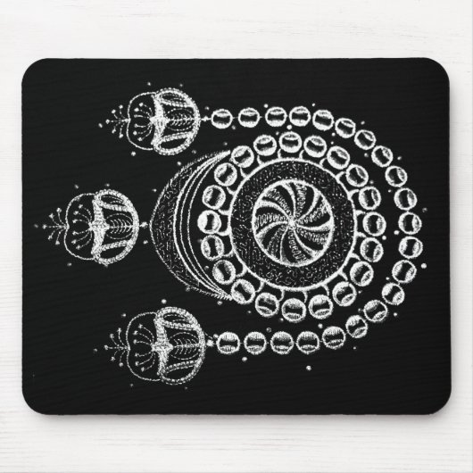 Ägyptisches Abaya-Muster Mousepad (Vorne)