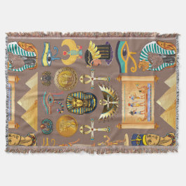 Ägyptisches altes Hieroglyphenmuster-Symbol Decke