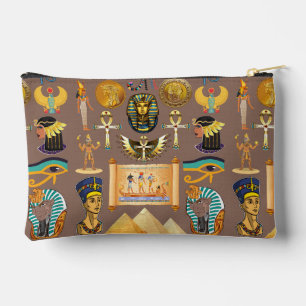 Ägyptisches altes Hieroglyphenmuster-Symbol Zubehörtasche