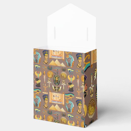 Ägyptisches altes Hieroglyphisches Muster Geschenkschachtel (Geöffnet)