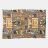 Ägyptisches altes Hieroglyphisches Muster Geschirrtuch (Horizontal)