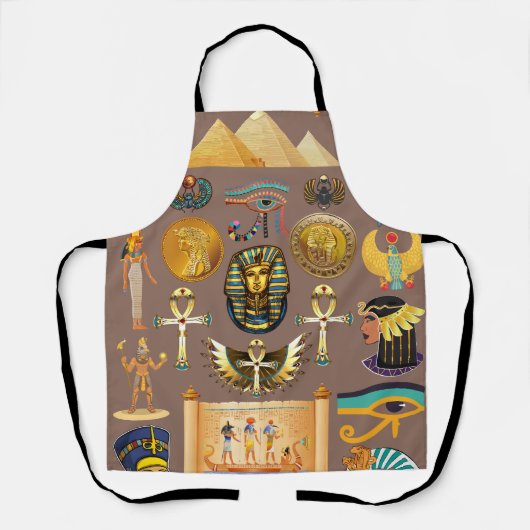 Ägyptisches altes Hieroglyphisches Muster Schürze (Vorderseite)