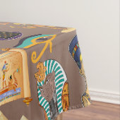 Ägyptisches altes Hieroglyphisches Muster Tischdecke (Beispiel)