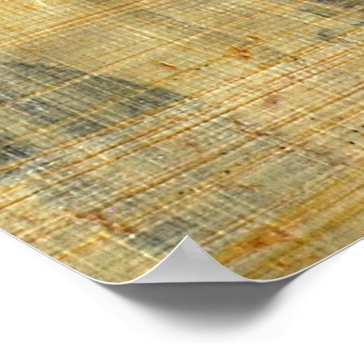 Ägyptisches Ankh-Kreuz Poster (Ecke)