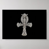 Ägyptisches Ankh-Poster Poster (Vorne)