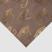 ägyptisches Auge auf braun Seidenpapier (Detail)