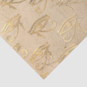 ägyptisches Auge auf Elfenbeinseite Seidenpapier (Detail)