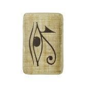 Ägyptisches Auge des Horus auf Imitaten Papyrus Badematte (Vorderseite Vertikal)