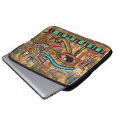 Ägyptisches Auge des Horus III Art Laptop-Sieb Laptopschutzhülle (Vorne Knopf)