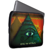 Ägyptisches Auge des Horus Laptopschutzhülle (Vorne Rechts)