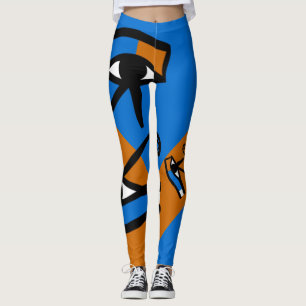 Ägyptisches Auge des Horus Moderne Coole Hierogl Leggings