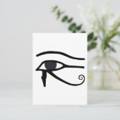 ÄGYPTISCHES AUGE DES HORUS POSTKARTE (Stehend Vorderseite)