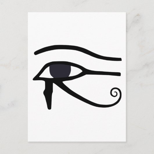 ÄGYPTISCHES AUGE DES HORUS POSTKARTE (Vorderseite)