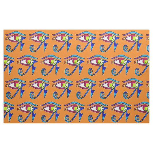 Ägyptisches Auge des Horus Stoff (Fat Quarter (45,7 x 55,9 cm))