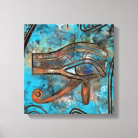 Ägyptisches Auge des Horus - Wadjet - gemischte Me