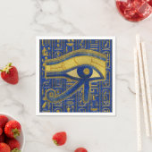 Ägyptisches Auge des Horus - Wadjet Lapis Lazuli Serviette (Beispiel)