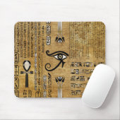 Ägyptisches Auge des Horus - Wadjet-Ornament Mousepad (Mit Mouse)