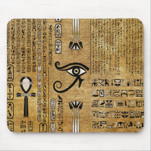 Ägyptisches Auge des Horus - Wadjet-Ornament Mousepad