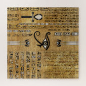 Ägyptisches Auge des Horus - Wadjet-Ornament Puzzle (Horizontal)