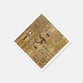 Ägyptisches Auge des Horus - Wadjet-Ornament Serviette (Ecke)