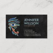 Ägyptisches Auge des Horus - Wadjet-Ornament Visitenkarte (Vorderseite)