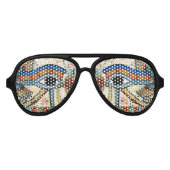 Ägyptisches Auge des Horus - Wadjet Partybrille (Vorderseite)