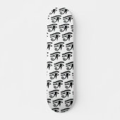 Ägyptisches Auge Horus hieroglyphischen Musters Skateboard (Vorne)