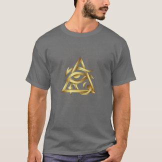 Ägyptisches Auge Sacred Geometry Okkultismus T-Shirt