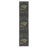 Ägyptisches Auge von Horus auf Hieroglyphen und Kurzer Tischläufer (Vorderseite)