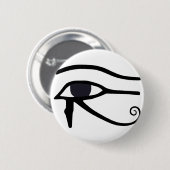 ÄGYPTISCHES AUGE VON HORUS BUTTON (Vorne & Hinten)