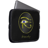 Ägyptisches Auge von Horus Ra personalize Laptop Laptopschutzhülle (Vorne Rechts)