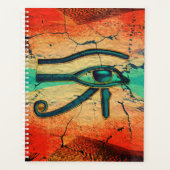 Ägyptisches Auge von Horus - Ra Planer (Vorderseite)