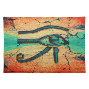 Ägyptisches Auge von Horus - Ra Tischset