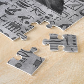 Ägyptisches Auge von Horus - Wadjet Digital Kunst Puzzle (Seite)