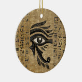 Ägyptisches Auge von Horus - Wadjet Keramik Ornament (Rechts)