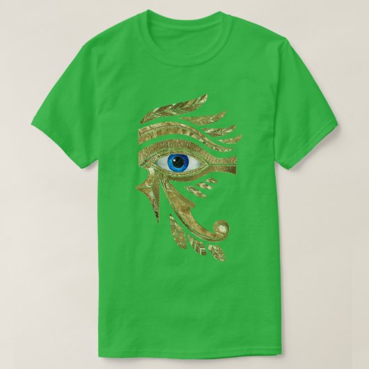 Ägyptisches Auge von Horus Wadjet T-Shirt (Design vorne)