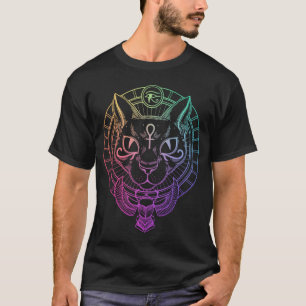 Ägyptisches Bastet-Katze Horus-Skarabäus Ägyptisch T-Shirt