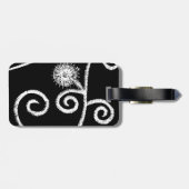 Ägyptisches Blumendesign Gepäckanhänger (Rückseite horizontal)