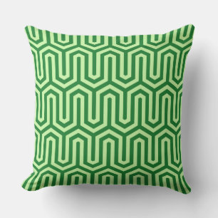 Ägyptisches Deco-Motiv - jade Grün Kissen Für Draußen