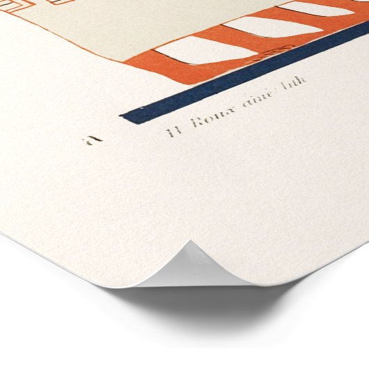 Ägyptisches Denkmal Poster (Ecke)