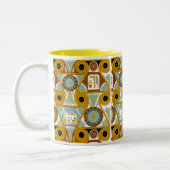 Ägyptisches Design #1 bei Emporio Moffa Zweifarbige Tasse (Links)